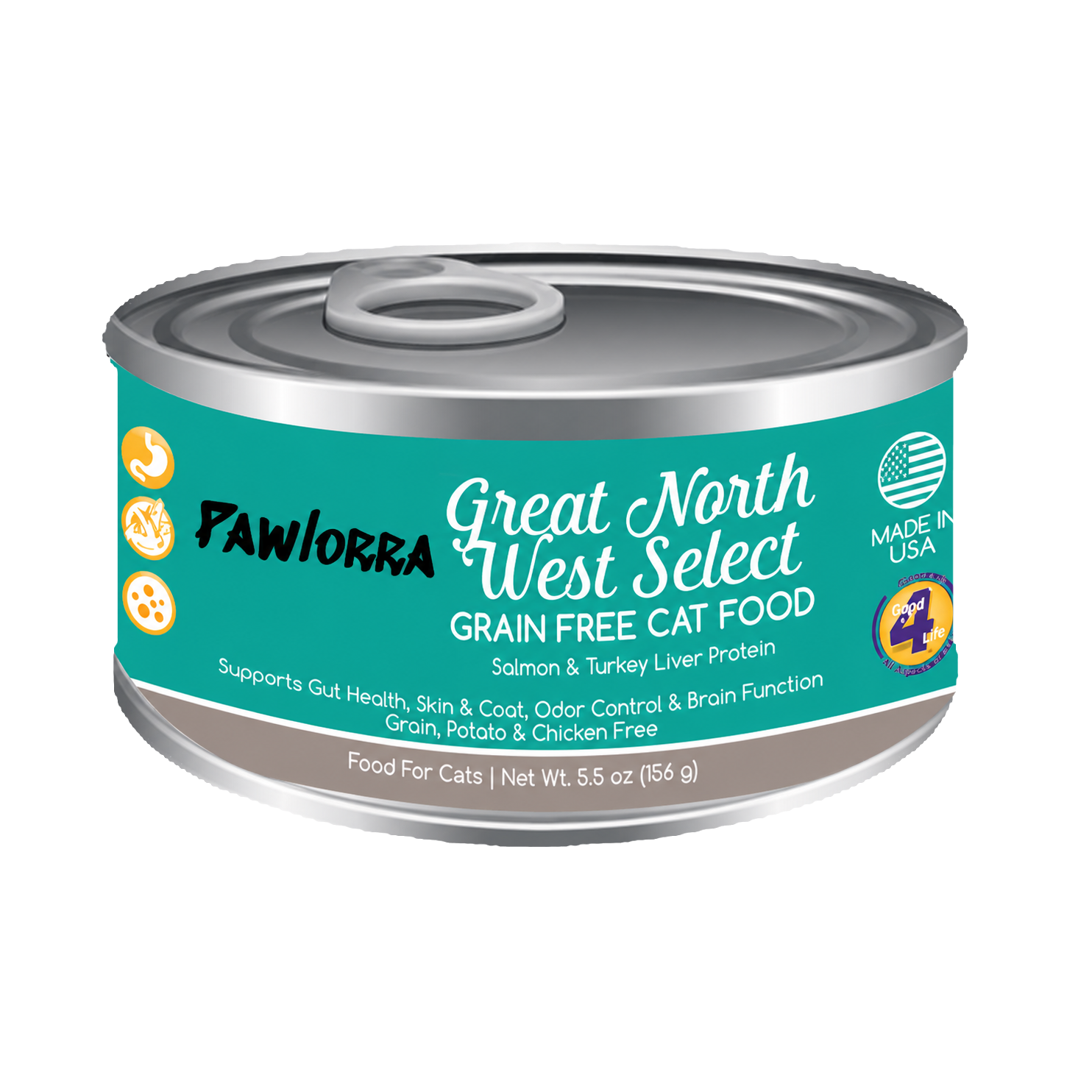 PAWLORRA Grain Free Great Northwest Select Canned Cat Food - image 1