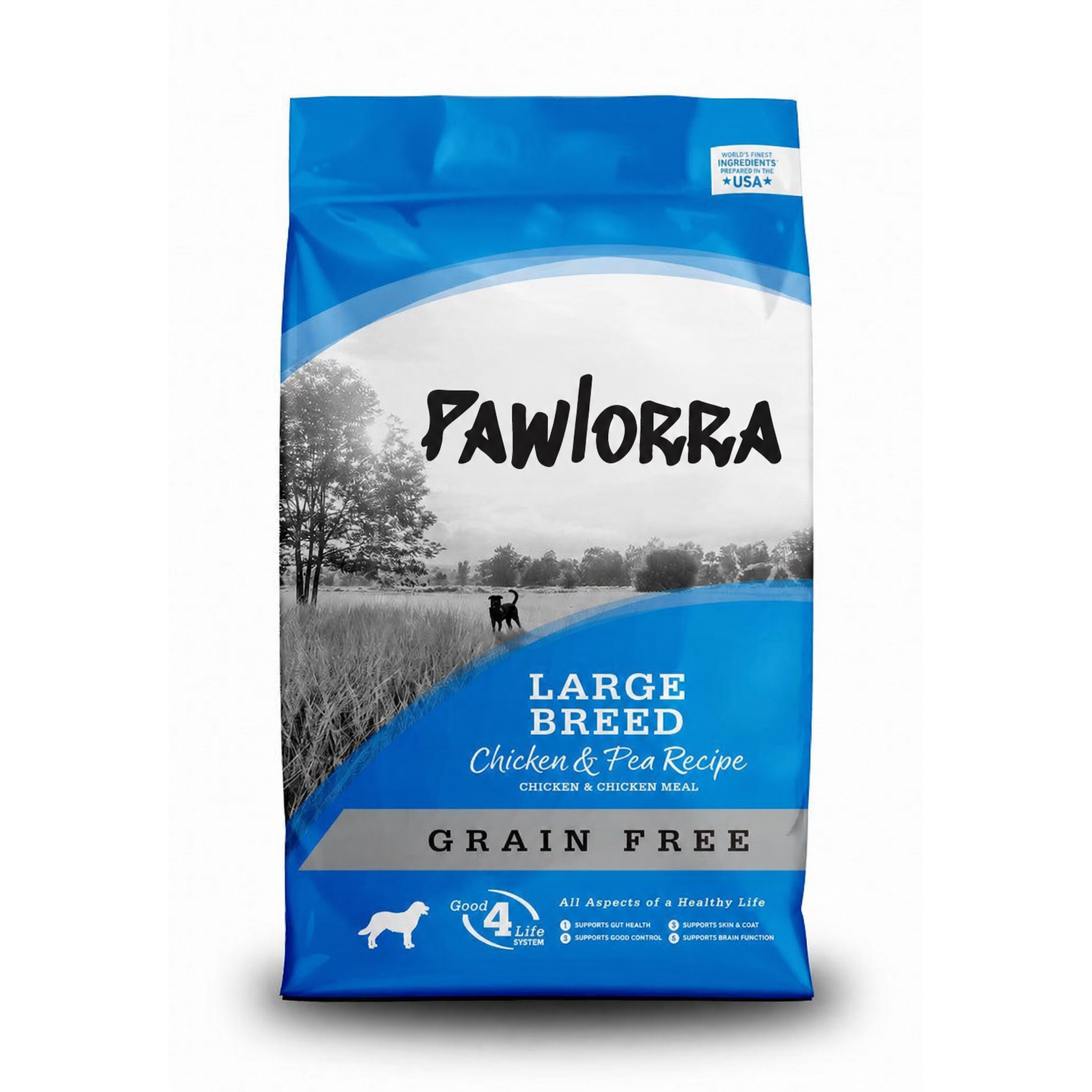 PAWLORRA Grain Free Large Breed Chicken & Pea Dry Dog Food - image 1