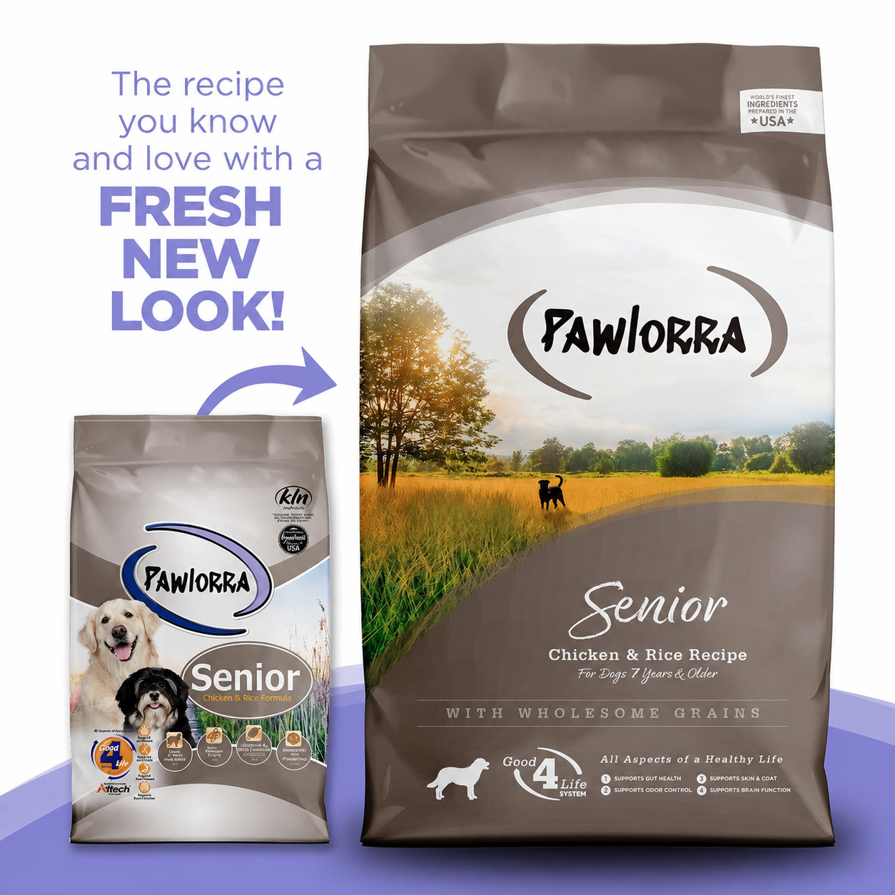 PAWLORRA Senior Chicken & Rice Dry Dog Food - image 2