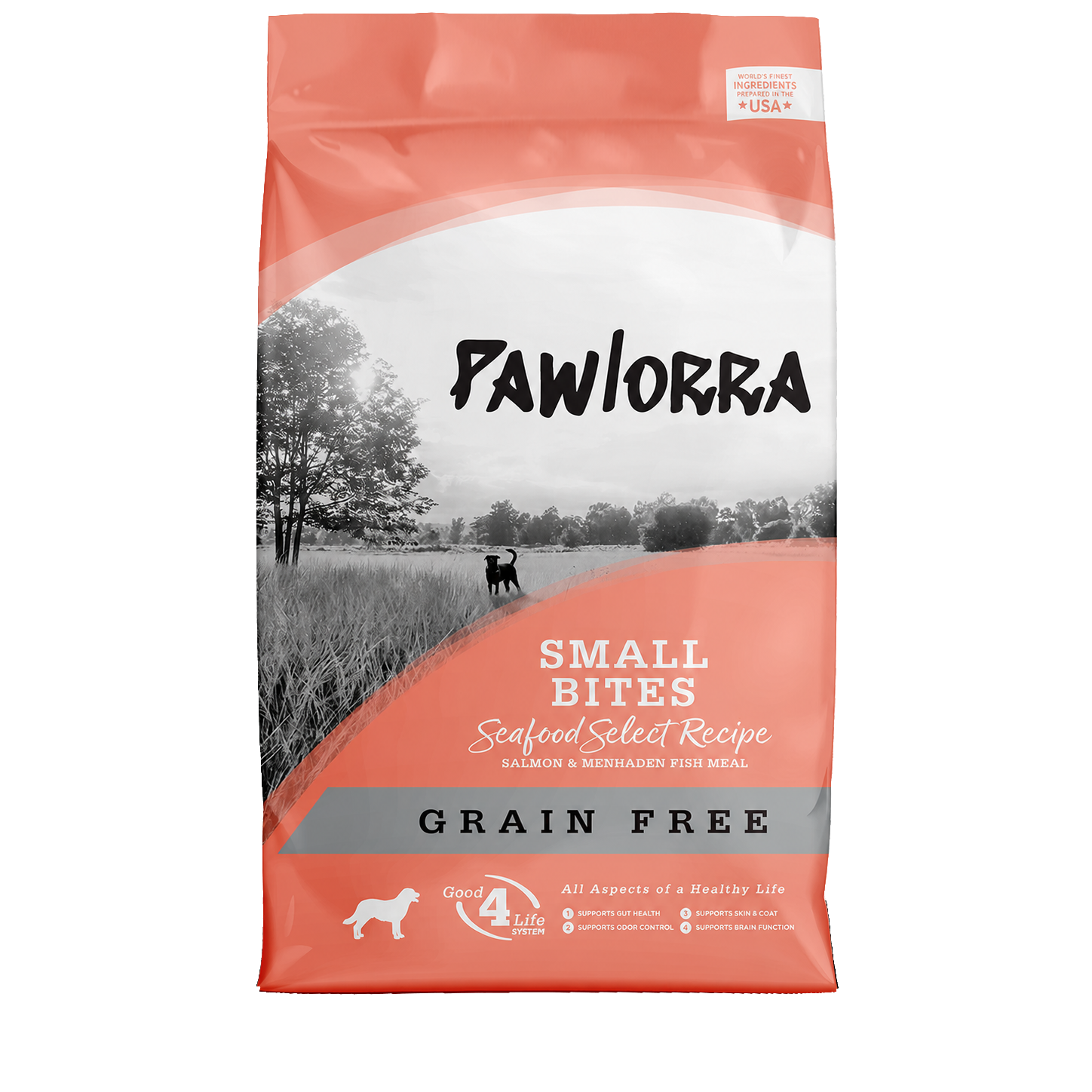 PAWLORRA Small Bites Grain Free Seafood Select Recipe Dry Dog Food - image 1