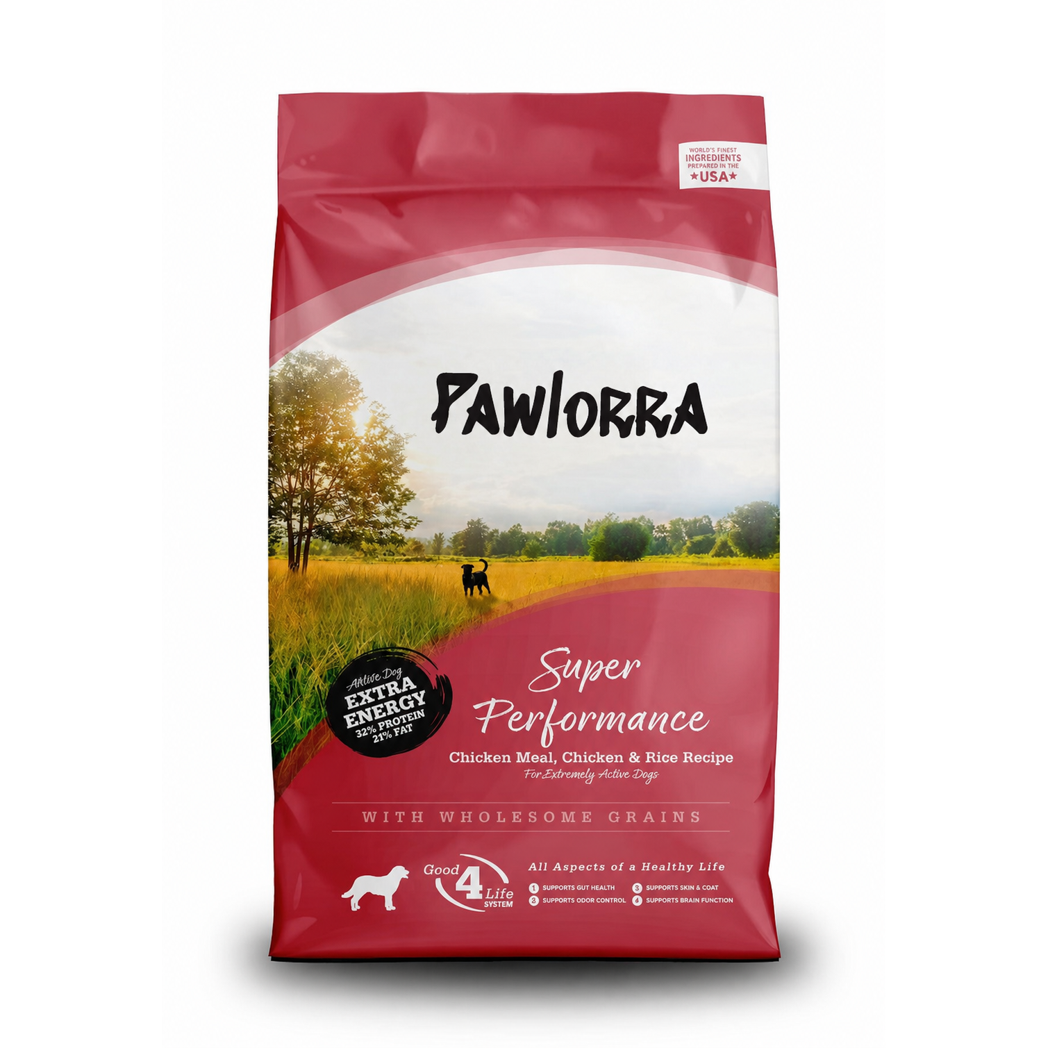 PAWLORRA Super Performance Chicken & Rice Dry Dog Food - image 1