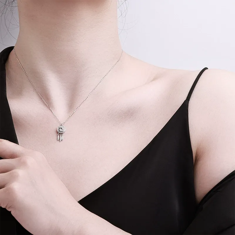 Dreamcatcher Moissanite Necklace product image 2