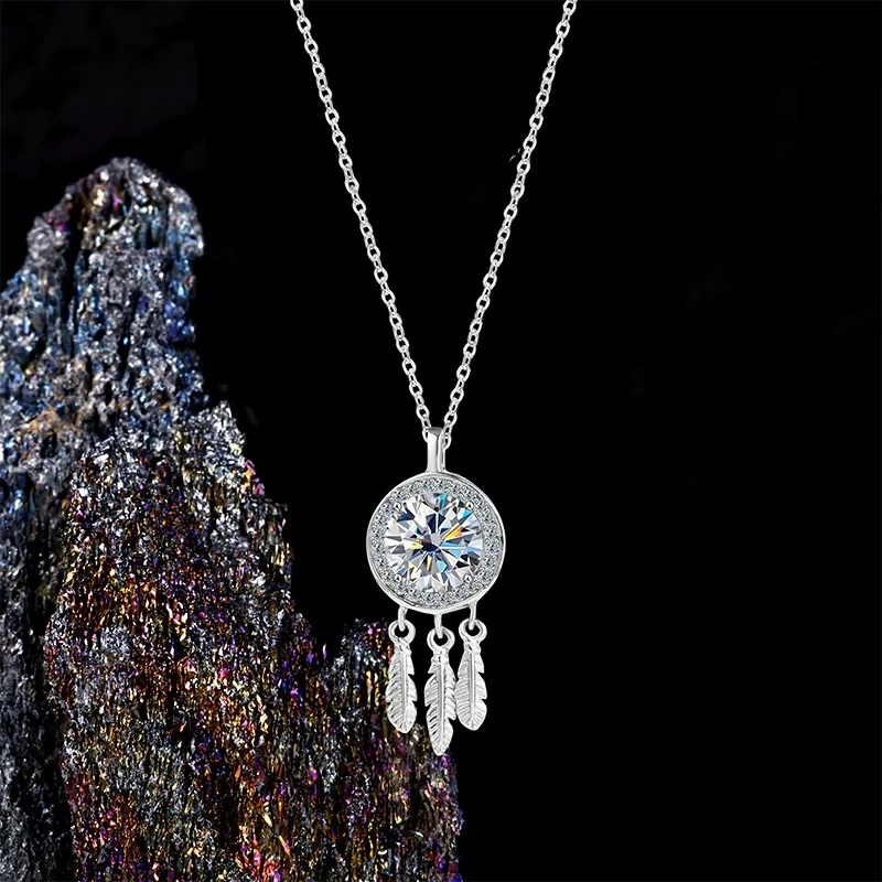 Dreamcatcher Moissanite Necklace product image 5