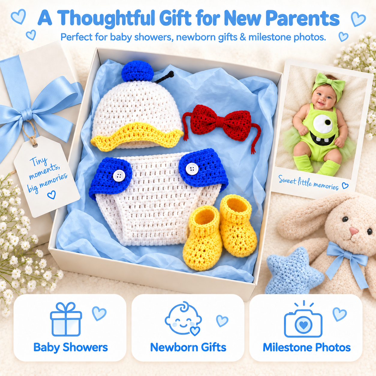 👶 60% OFF – Baby’s First Photo Outfit Set 📸