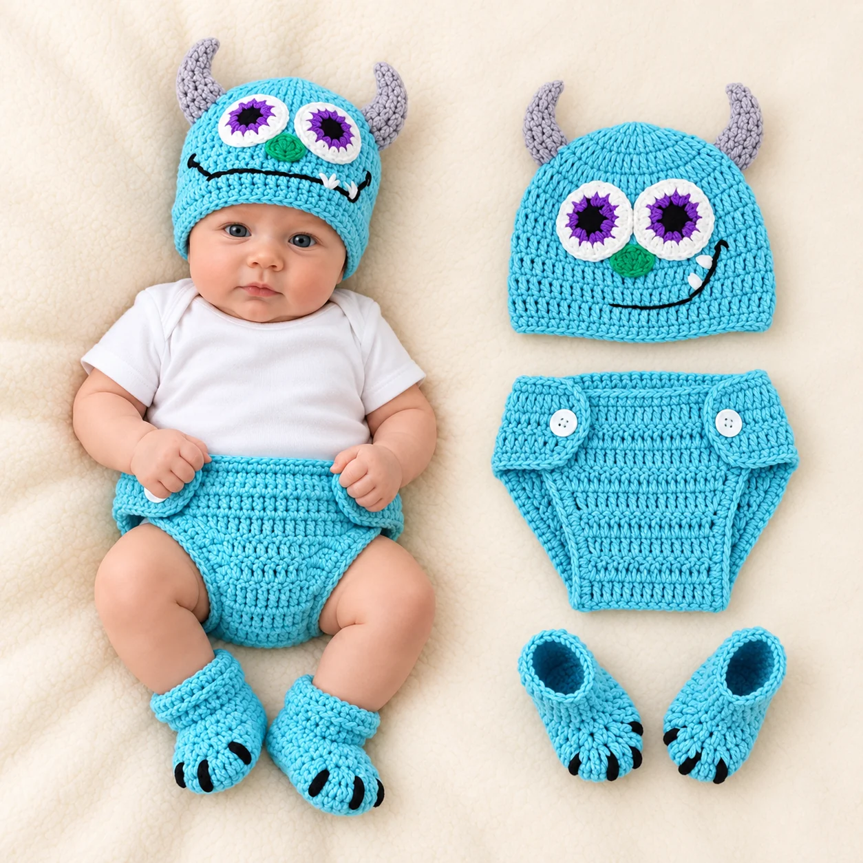 👶 60% OFF – Baby’s First Photo Outfit Set 📸