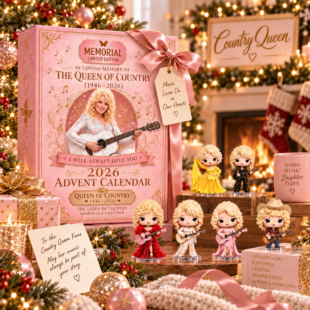 🎄 50% OFF – Country Queen 24-Day Collectible Advent Calendar
