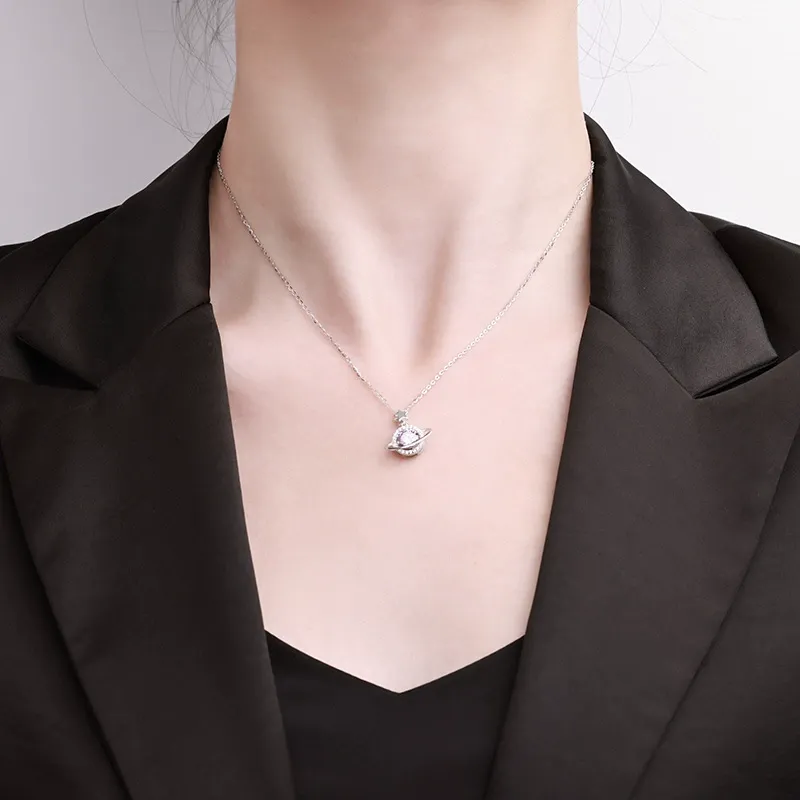 Secret Lock Moissanite Necklace product image 2