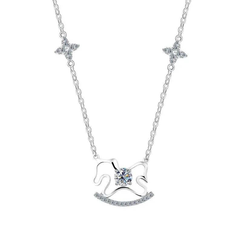 Enchanted Carousel Moissanite Necklace product image 3