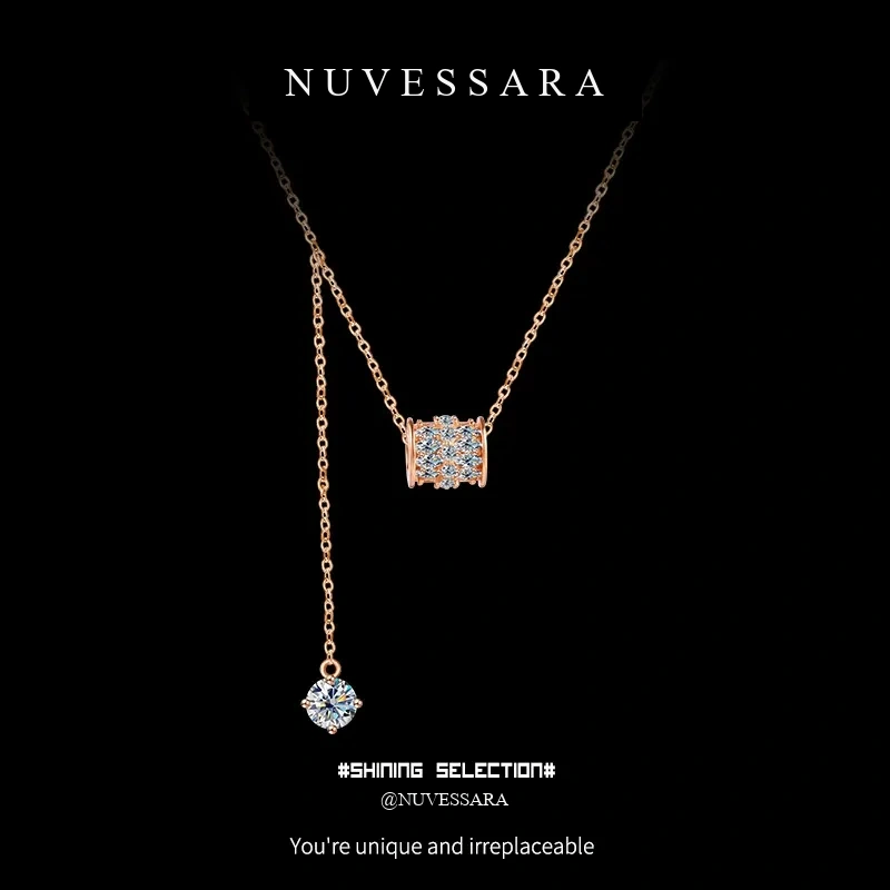 Cascading Fringe Moissanite Necklace product image 1