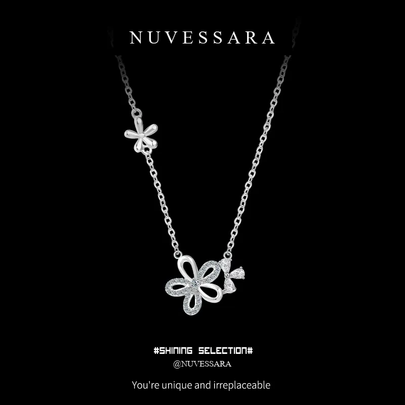 Petal Halo Light-Catching Stone Necklace product image 1