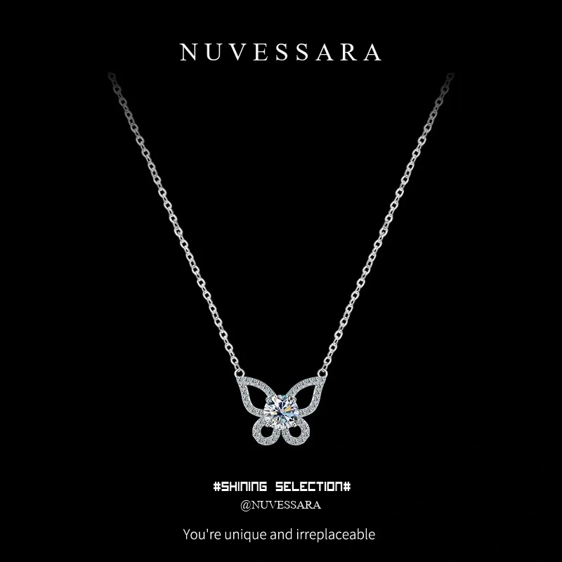Celestial Butterfly Moissanite Necklace product image 1
