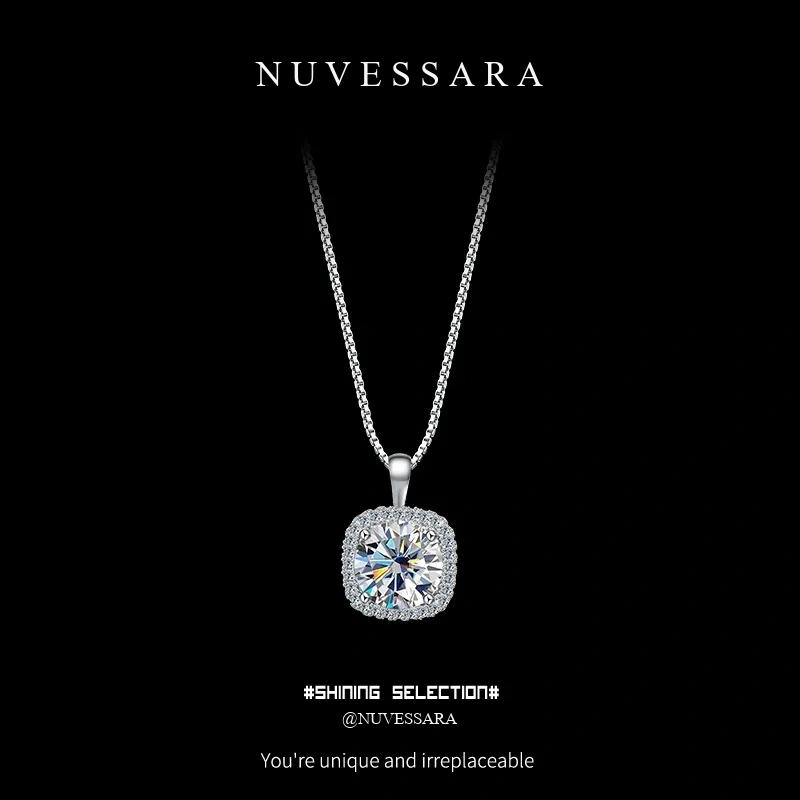 Secret Lock Moissanite Necklace product image 1