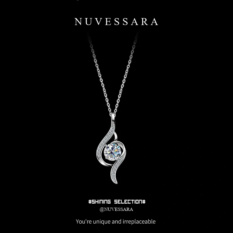 Secret Lock Moissanite Necklace product image 1