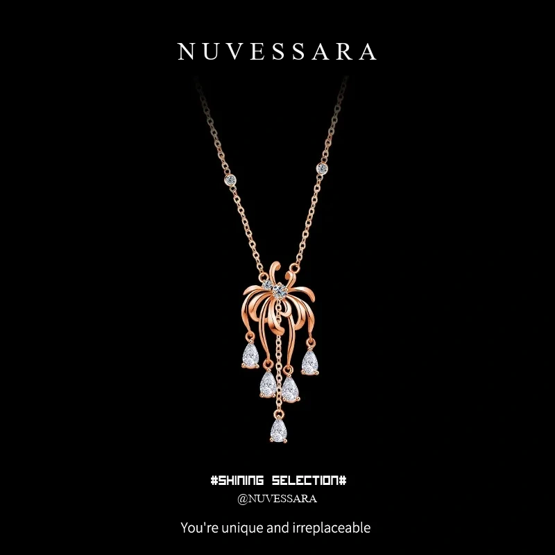 Rose Reverie Moissanite Necklace product image 1