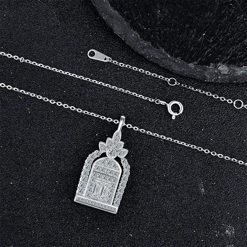 Castle Gate Moissanite Necklace product image 3