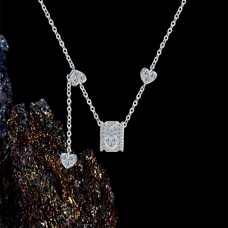 Harmony Barrel Light-Catching Stone Necklace product image 5