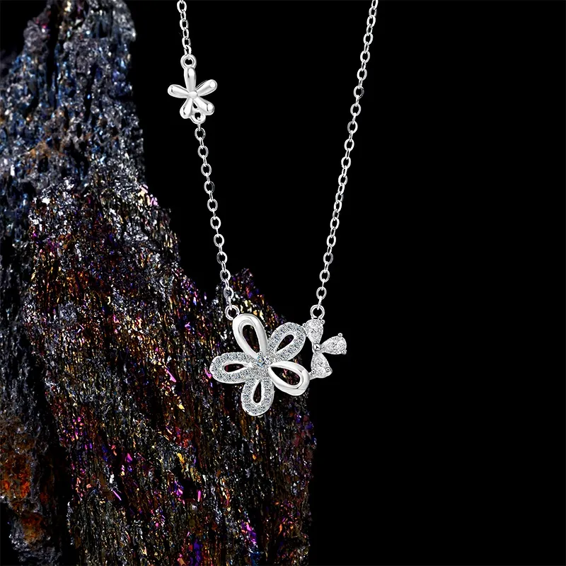 Petal Halo Light-Catching Stone Necklace product image 5