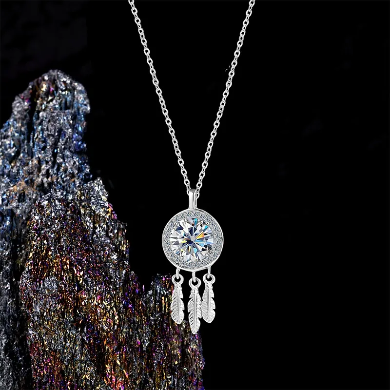 Dreamcatcher Moissanite Necklace product image 5