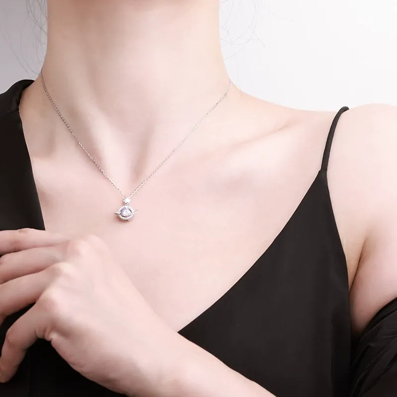 Secret Lock Moissanite Necklace product image 5