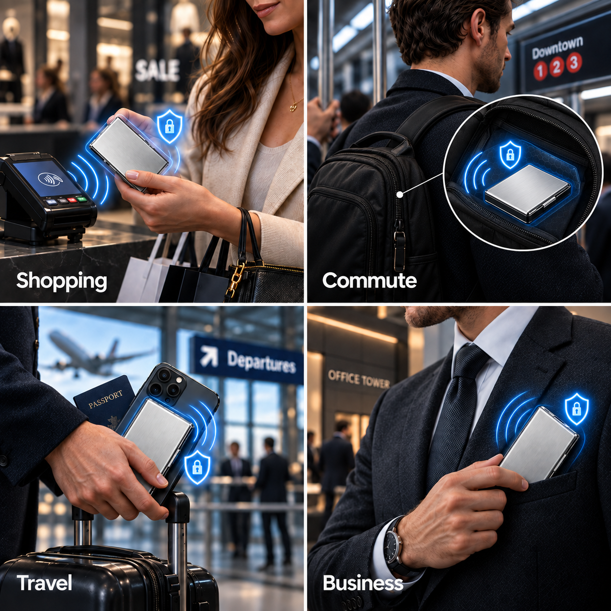 🔥80% OFF 🛡️RFID Blocking Stainless Steel Card Holder