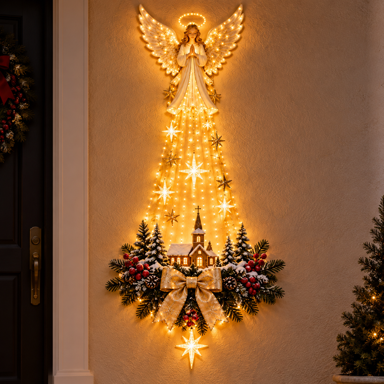 🎄 Christmas Sale 75% OFF✝️ Bethlehem Star of Faith – Lighted Nativity Christmas Wall Decor