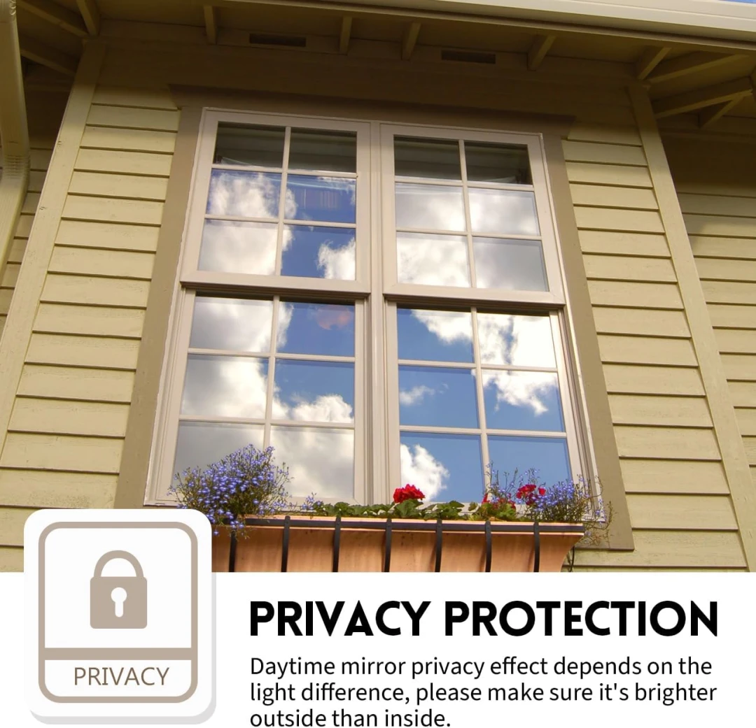🏷️80% OFF 🏠One-Way Reflective Window Privacy Film