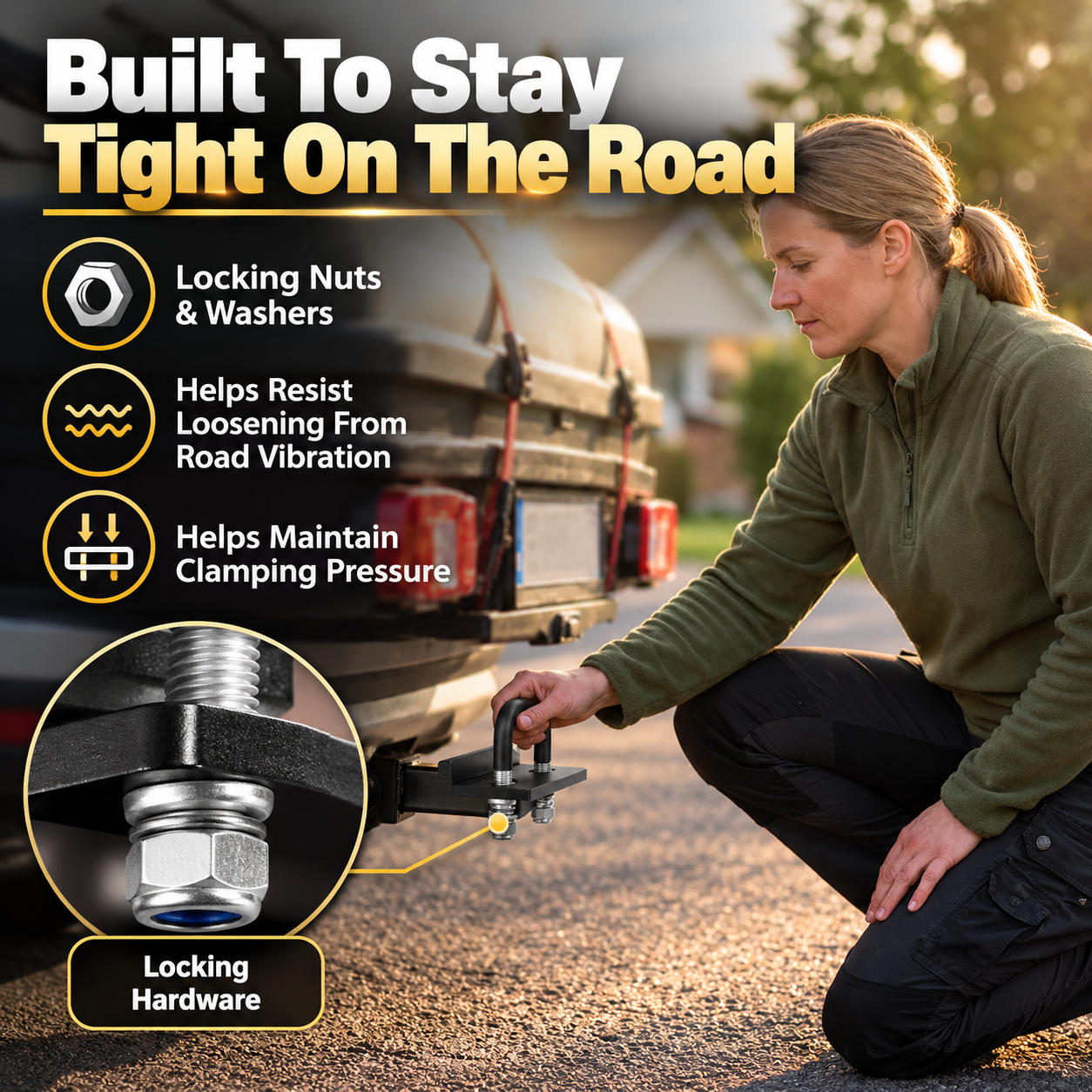 📢75% OFF🔩Heavy-Duty Anti-Rattle Hitch Tightener
