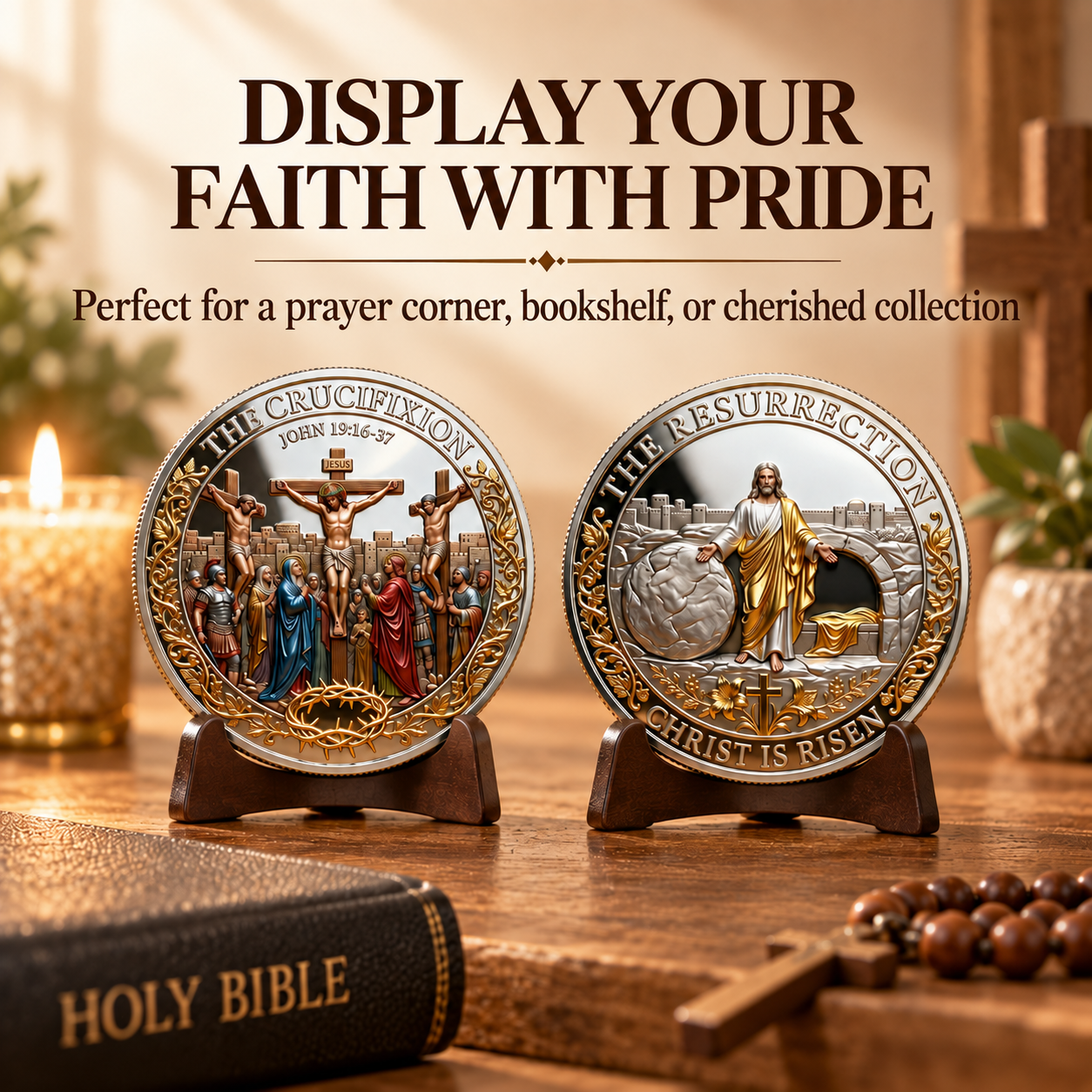 🙏 Special Offer 80% OFF ✝️ The Crucifixion of Jesus Christ Commemorative Coin