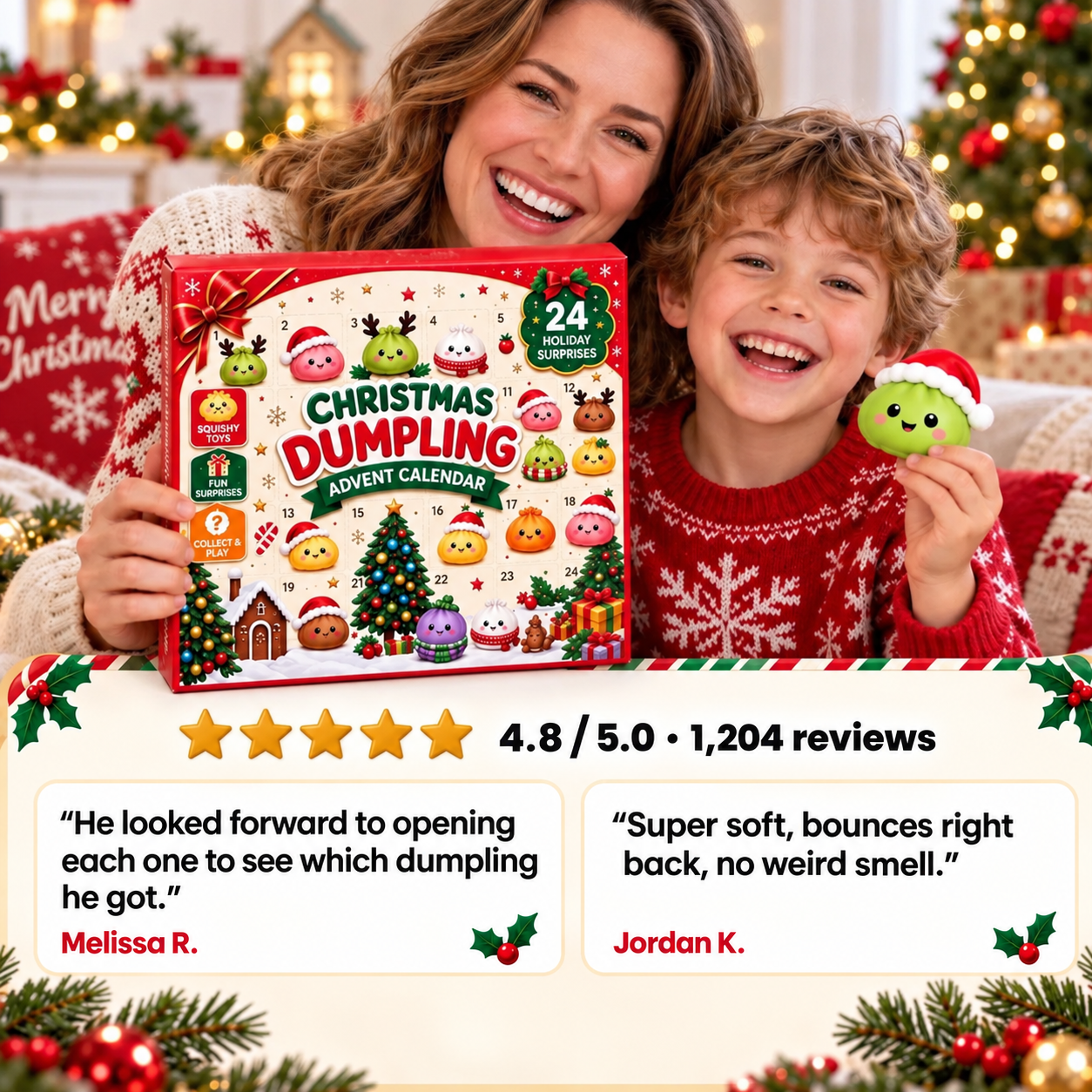 🎄 Christmas Sale 75% OFF 🥟 Dumpling Advent Calendar