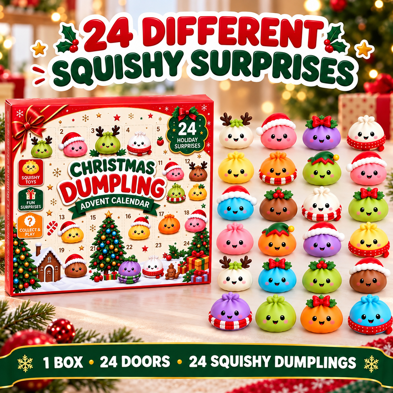 🎄 Christmas Sale 75% OFF 🥟 Dumpling Advent Calendar
