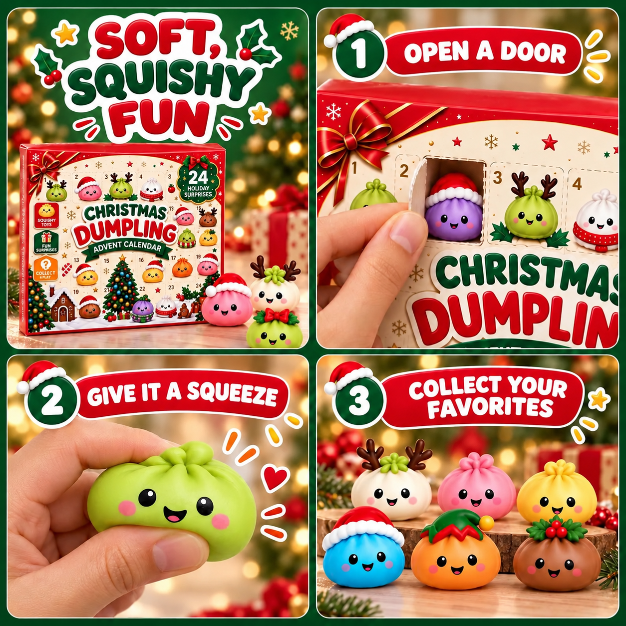 🎄 Christmas Sale 75% OFF 🥟 Dumpling Advent Calendar