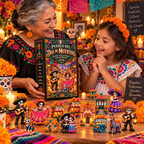 🎉75% OFF❤Día de Muertos 2026 – 24-Day Collectible Countdown Calendar
