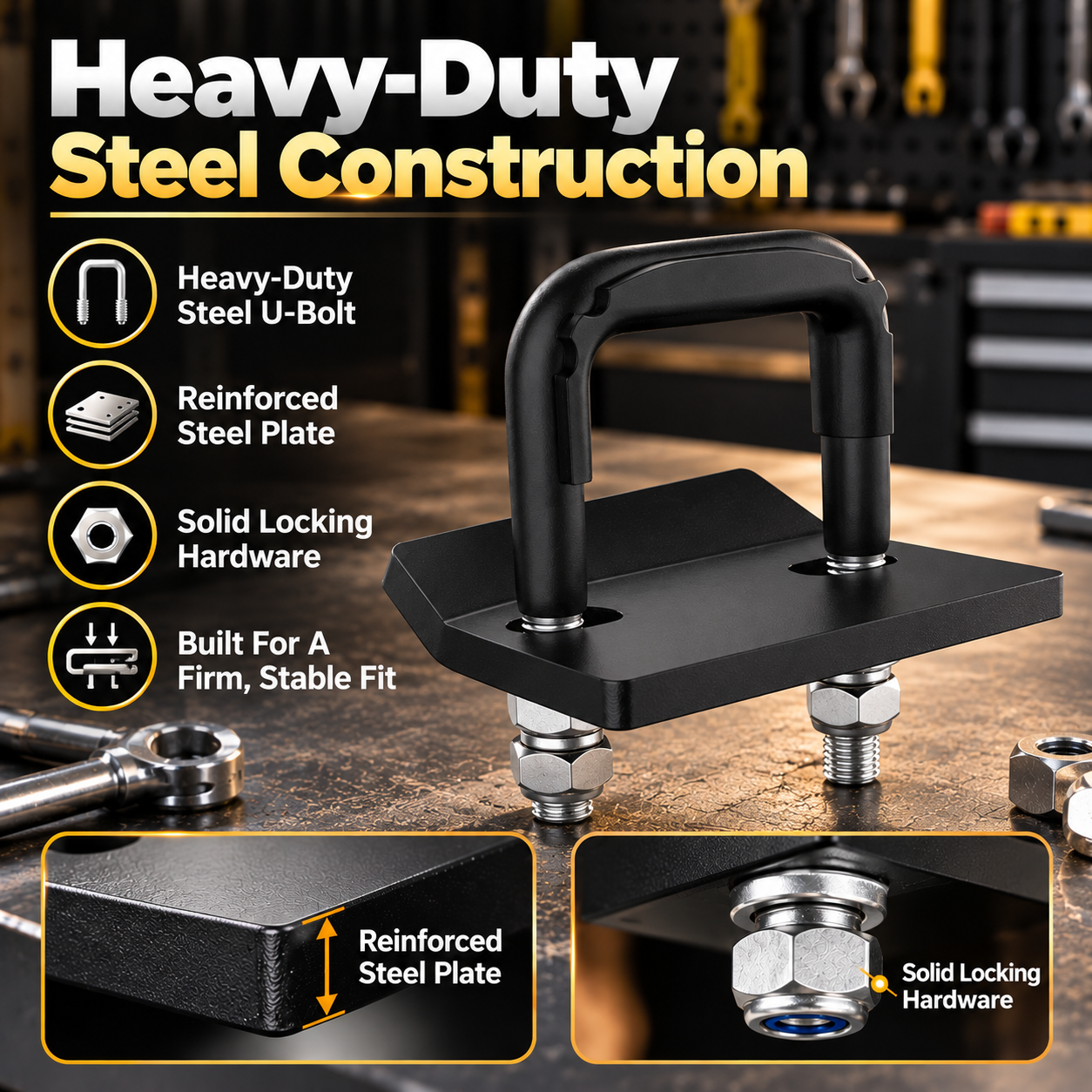 📢75% OFF🔩Heavy-Duty Anti-Rattle Hitch Tightener
