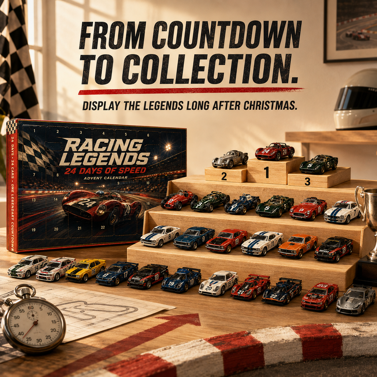 Daily racing Advent reveal