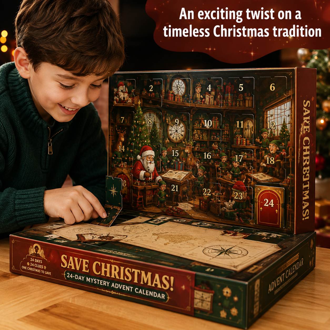 24-Day Mystery Adventure Advent Calendar Collection – 24 Clues, One Final Reveal product detail