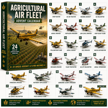 🌎 Land • Sea • Air Adventure Fleet Advent Calendar Collection 24 Days • 24 Surprises • One Complete Fleet to Build