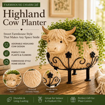 🌿 Farmhouse Charm Animal Planter Collection