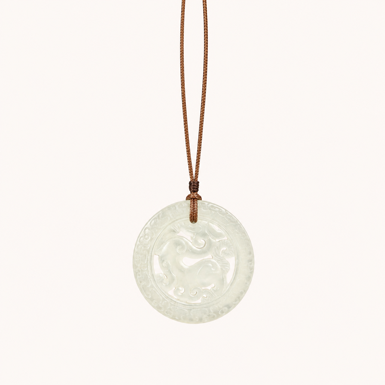 Jade Dragon Ascension Pendant