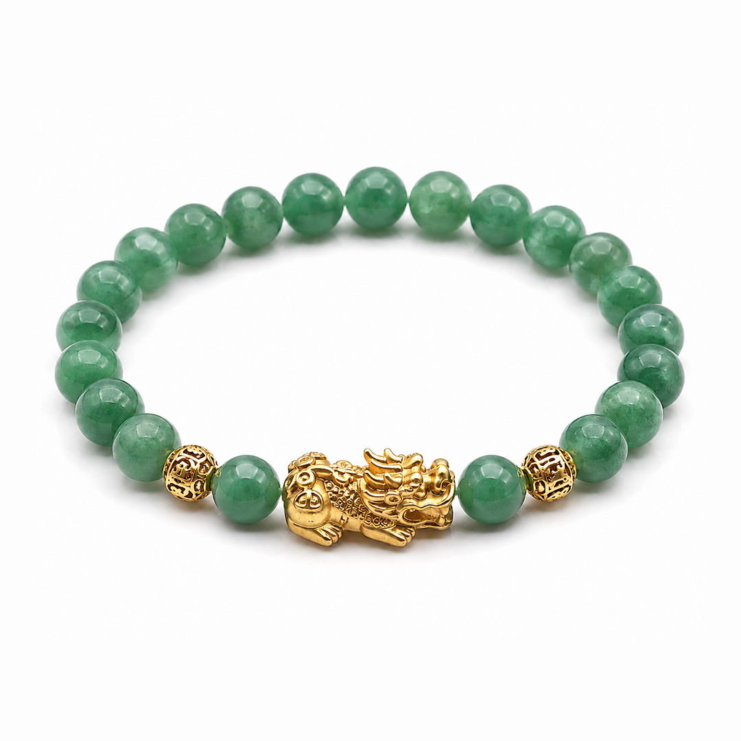 Wood Element Pixiu Growth and Prosperity Feng Shui Bracelet