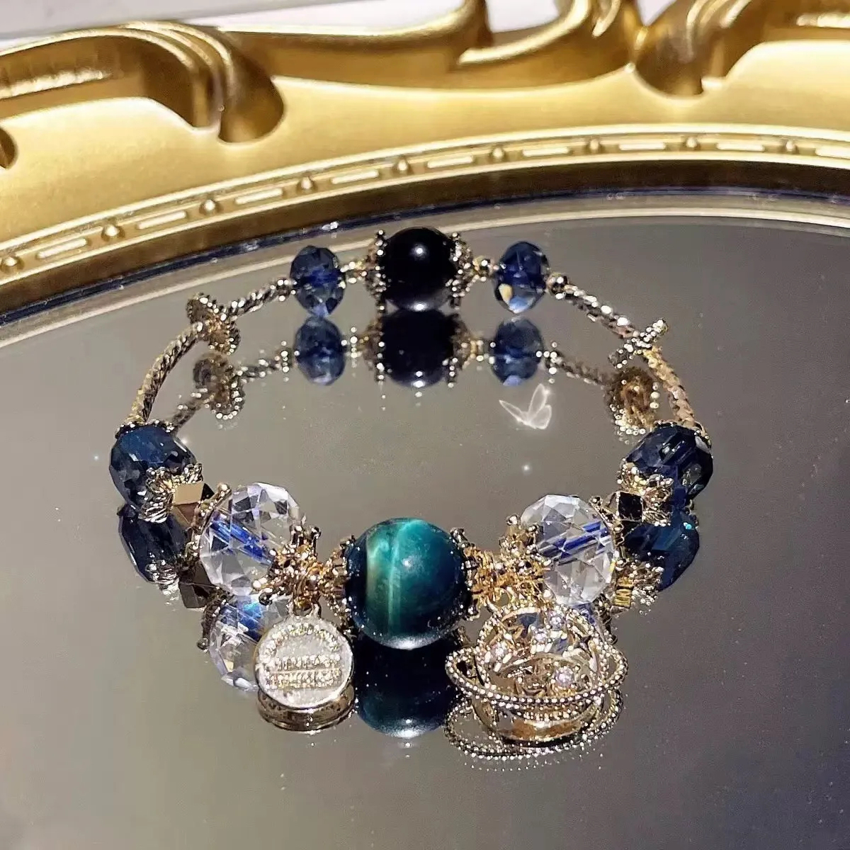 Starry Night Tiger's Eye Courage Bracelet