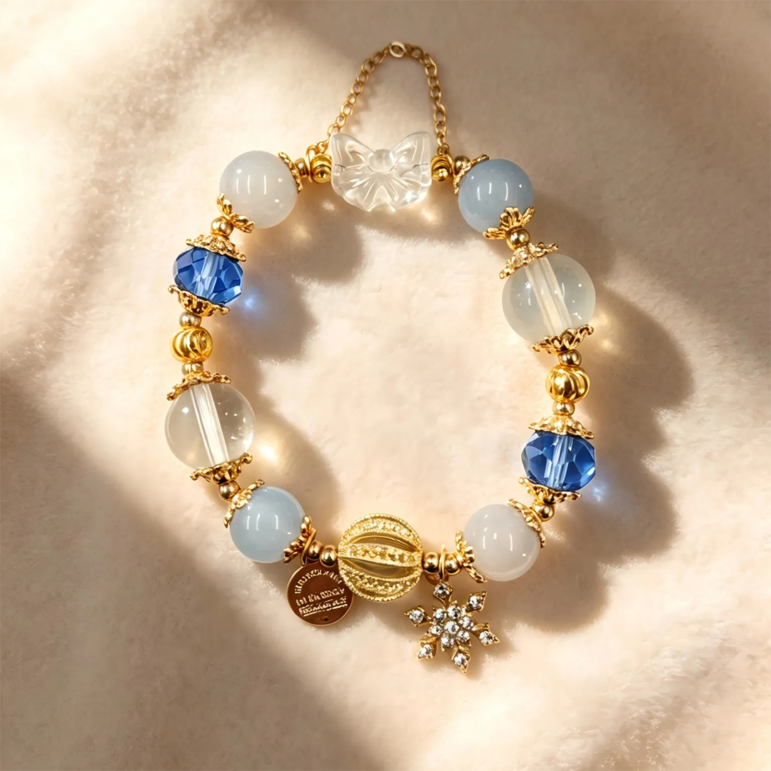 Aquamarine Crystal Palace Bracelet