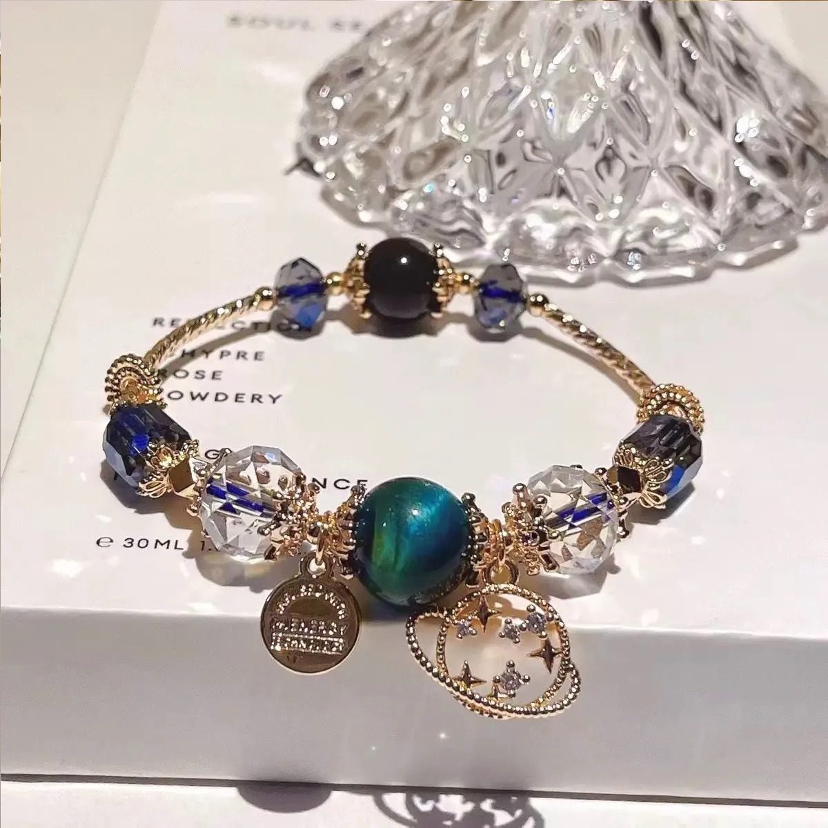 Starry Night Tiger's Eye Courage Bracelet