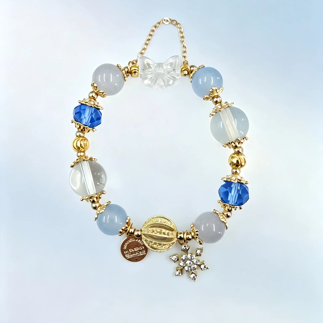 Aquamarine Crystal Palace Bracelet