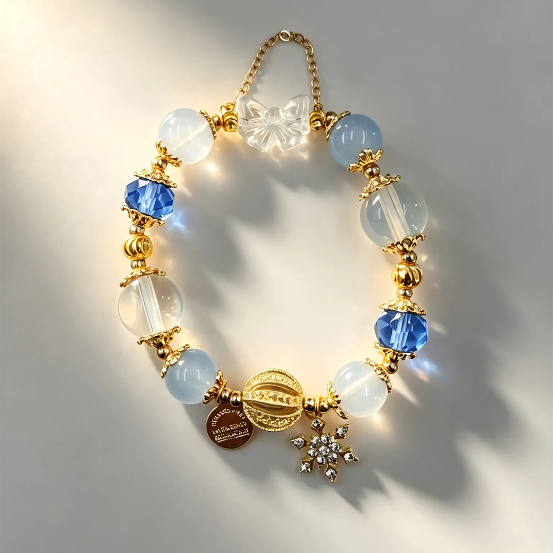 Aquamarine Crystal Palace Bracelet