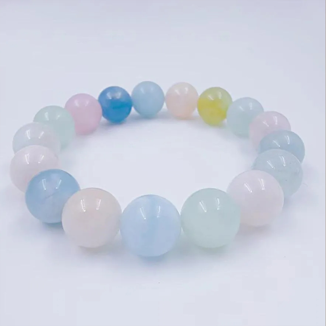 Morganite Gentle Heart Bracelet