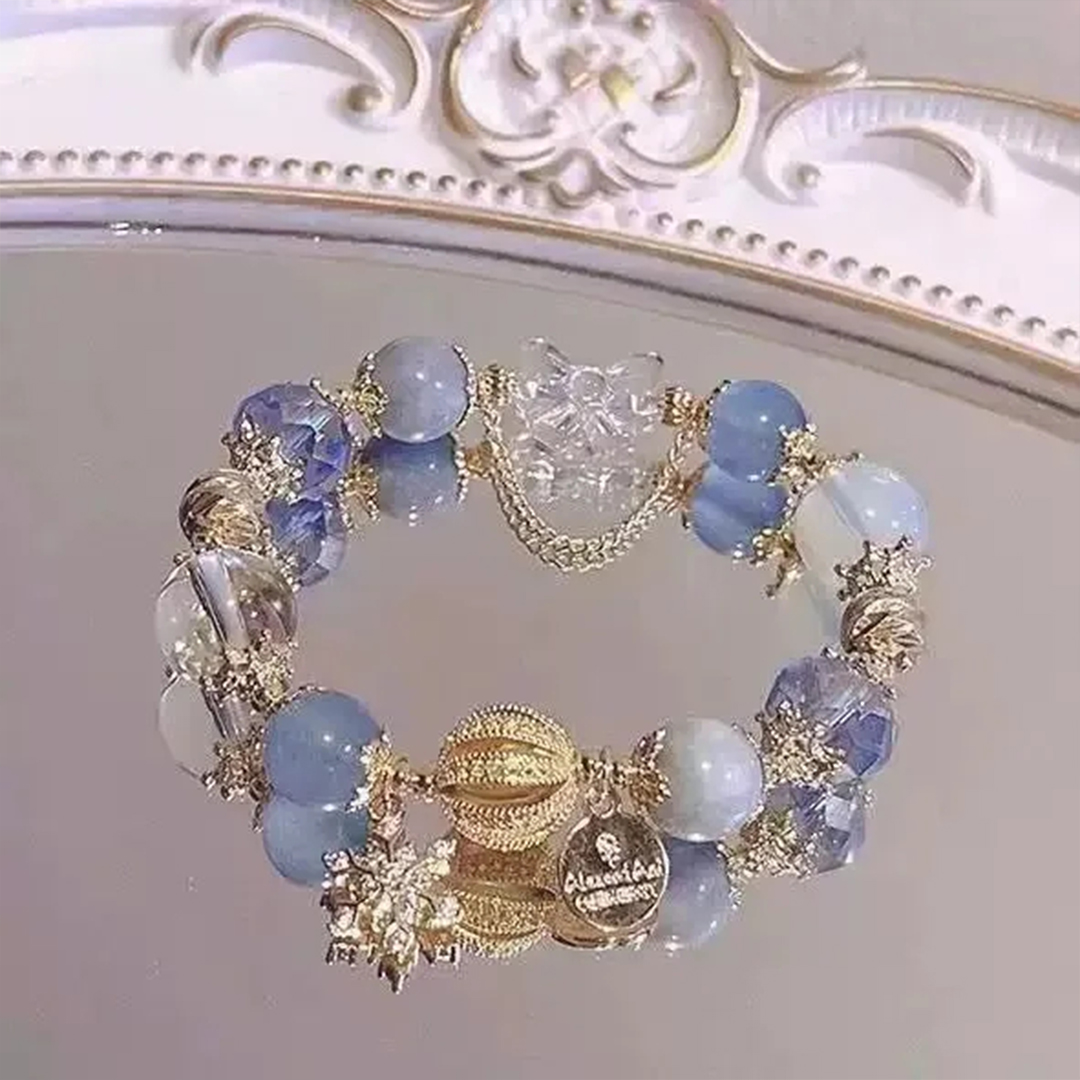 Aquamarine Crystal Palace Bracelet