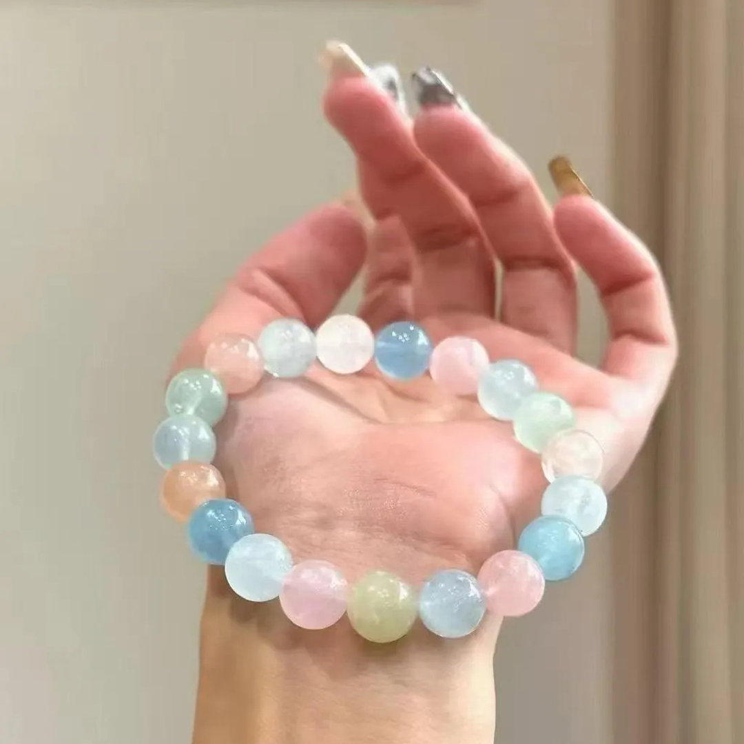 Morganite Gentle Heart Bracelet