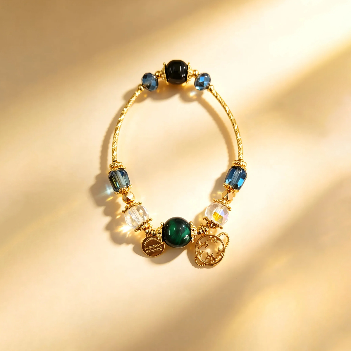 Starry Night Tiger's Eye Courage Bracelet