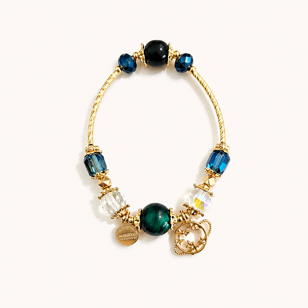 Starry Night Tiger's Eye Courage Bracelet
