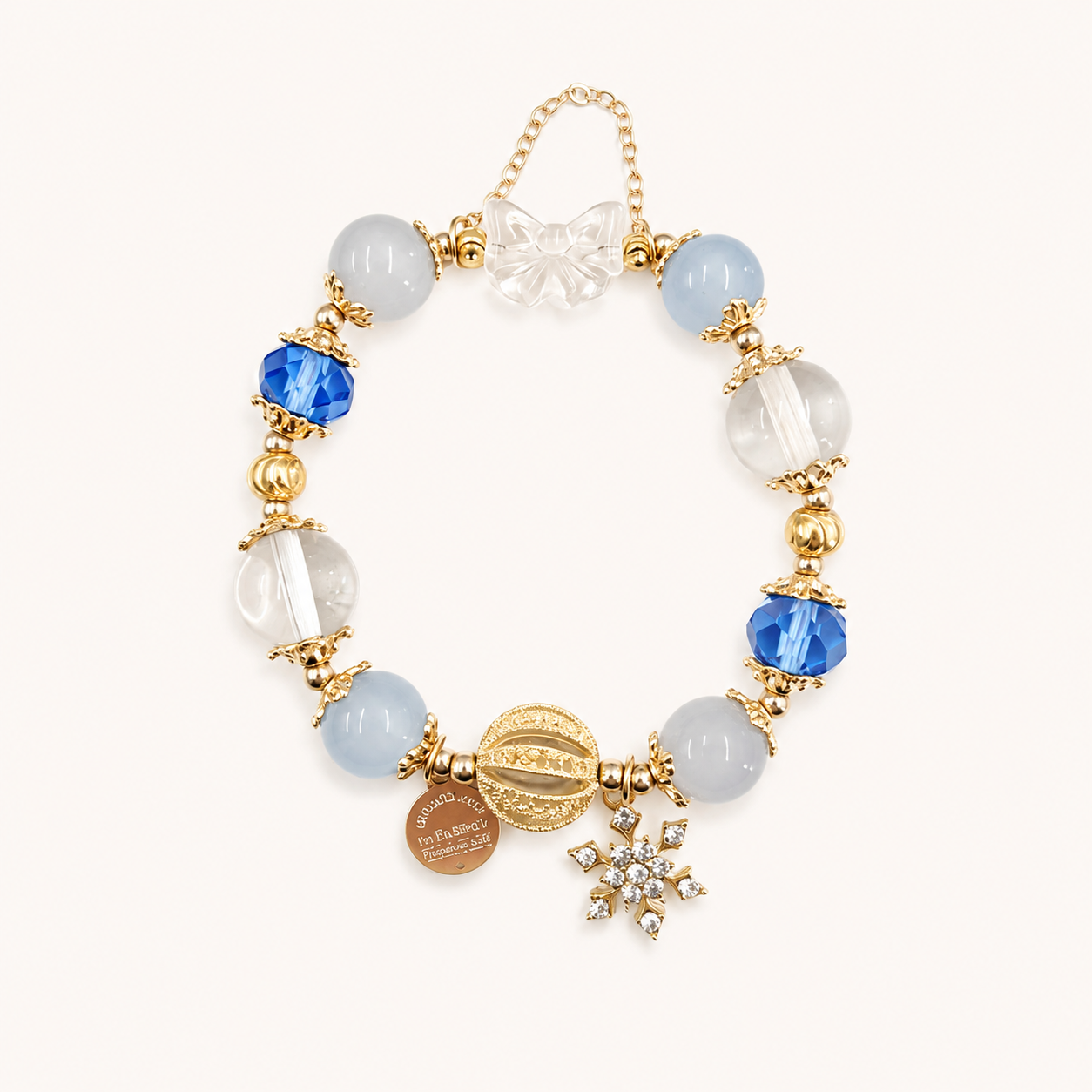 Aquamarine Crystal Palace Bracelet